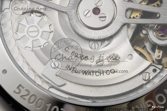 MIROTIME 0408 Portuguese Chrono IW3716 RSF 1:1 Best Edition Blue Dial on Black Leather Strap A RelaxedFit 7045